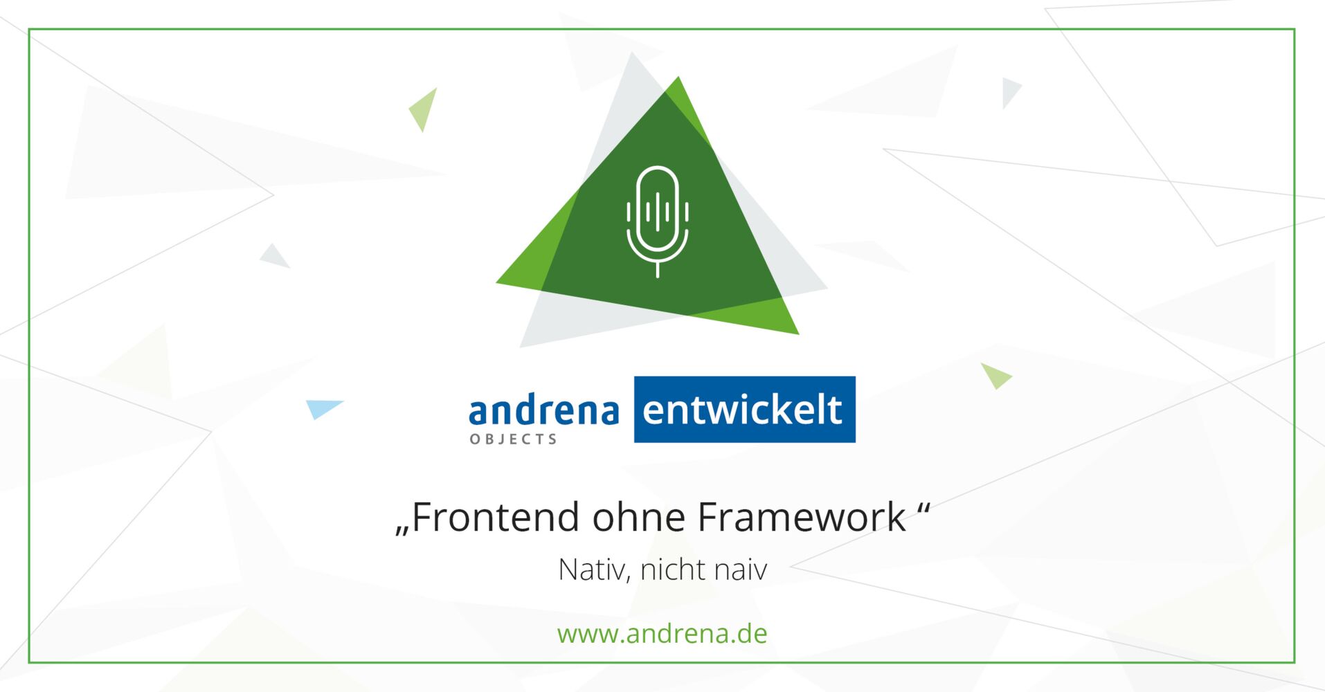 Folge 23 zu Frontend ohne Framework